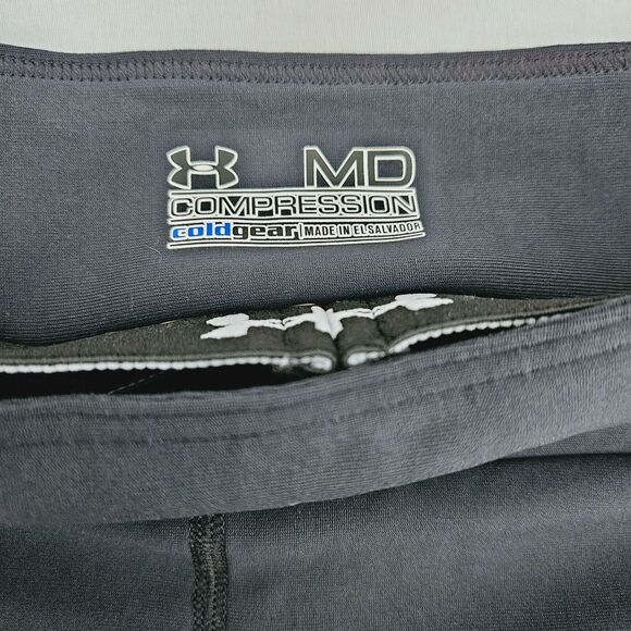 Under Armour Womens Compression Ankle Pants Blue Size MD Polyester Cold Gear - Picture 8 of 11